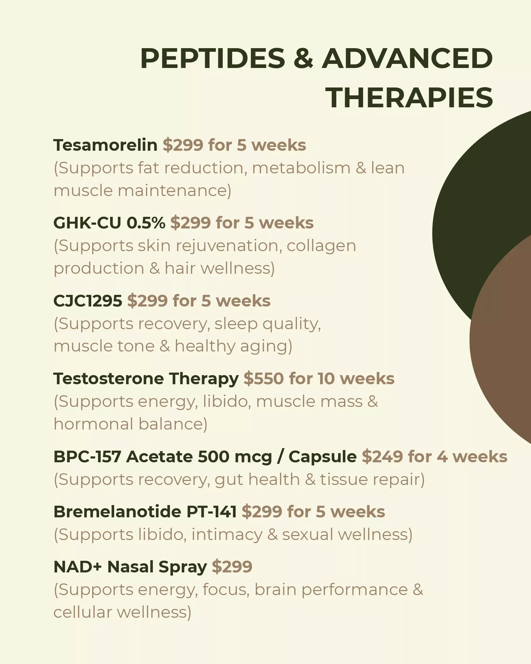 Schneider Med Spa treatment pricing